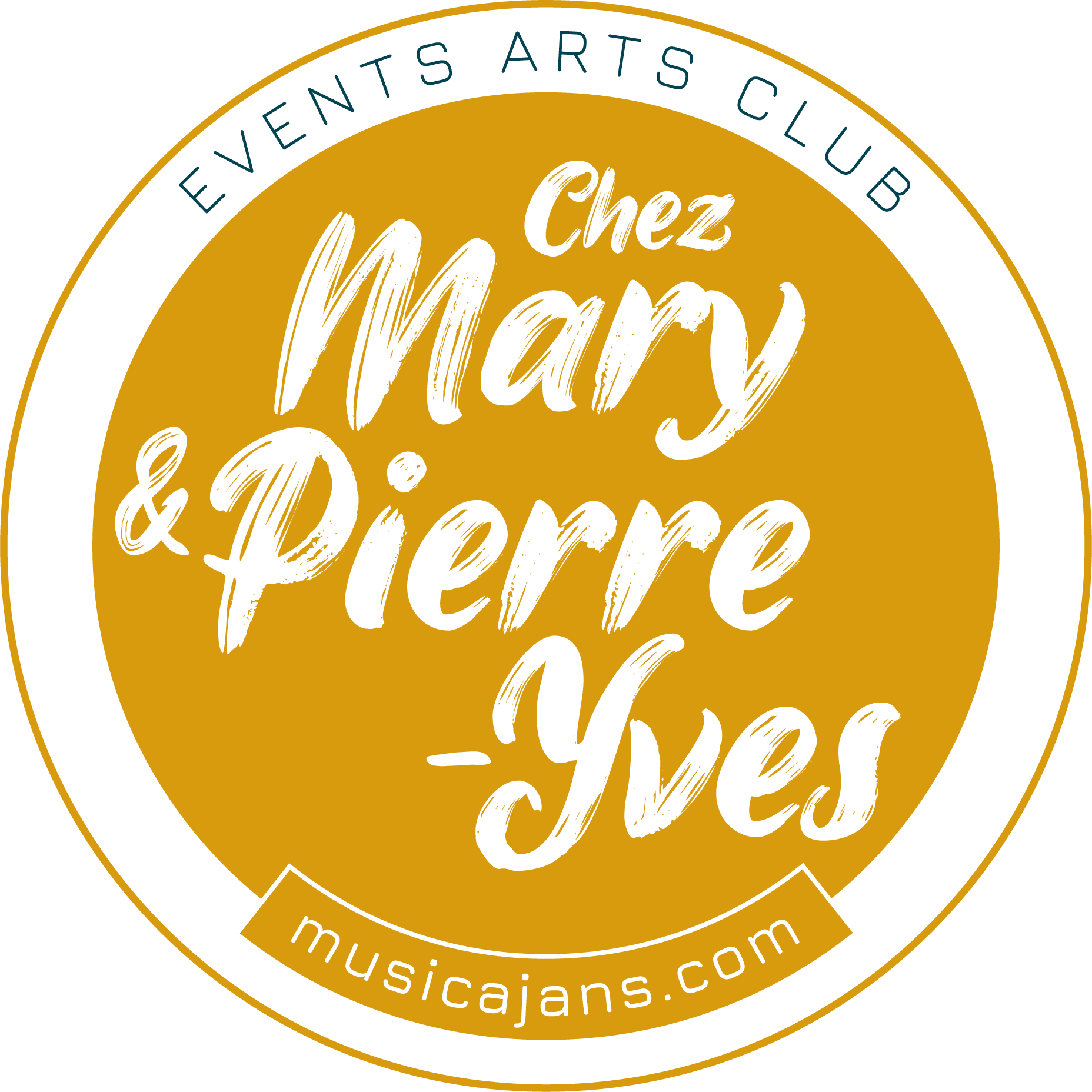 Logo doré Chez Mary et Pierre-Yves